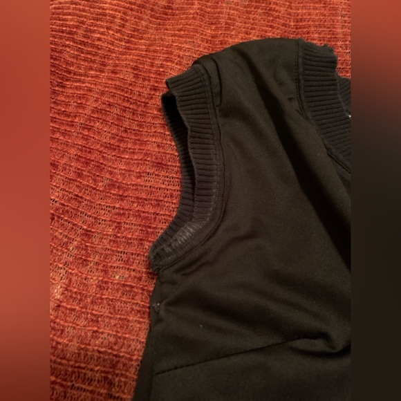 Crochet Mini-Midi Black & Cream Sleeveless Dress - Picture 12 of 16